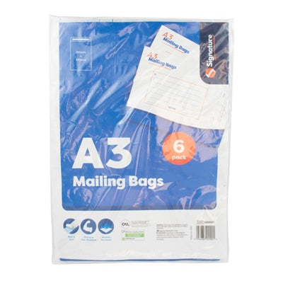 A3 Parcel Bags 6pack