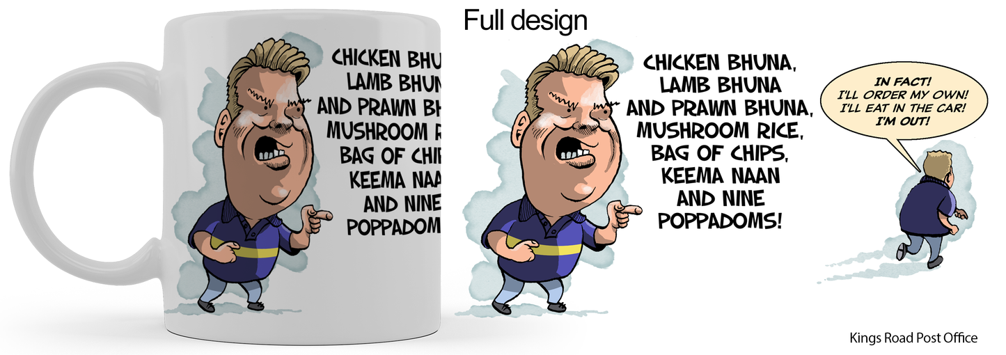 Smithie's Indian Takeaway Mug